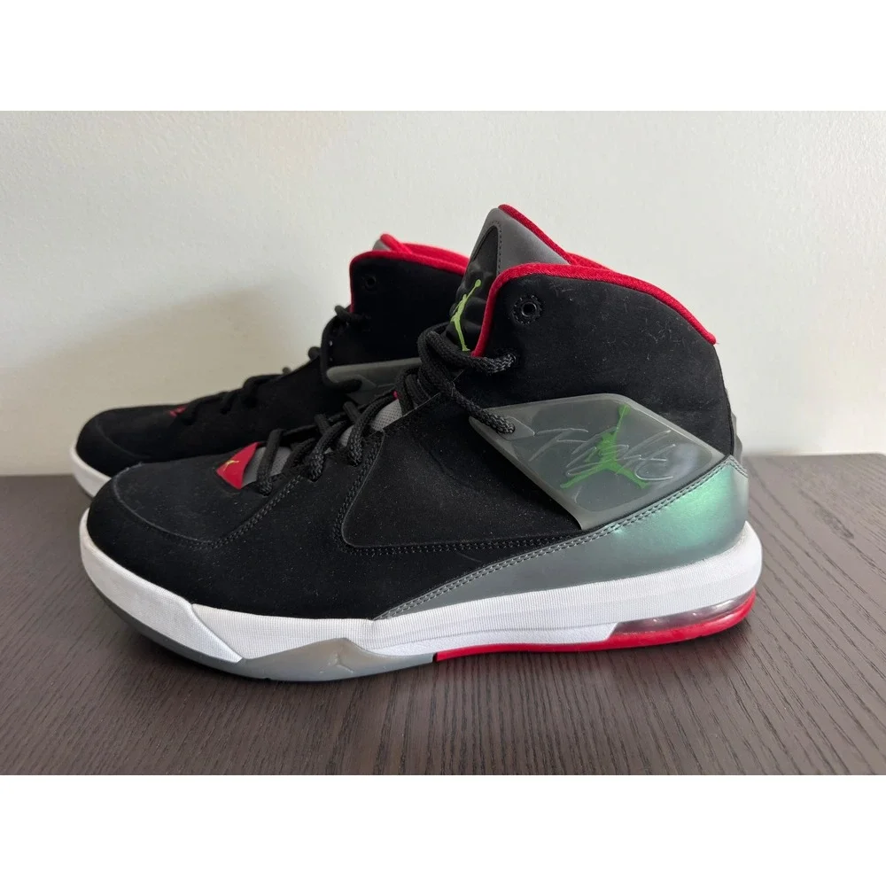 Jordan Flight Incline Mens 12 Black‎ Red Green pulse Basketball Sneakers Nike